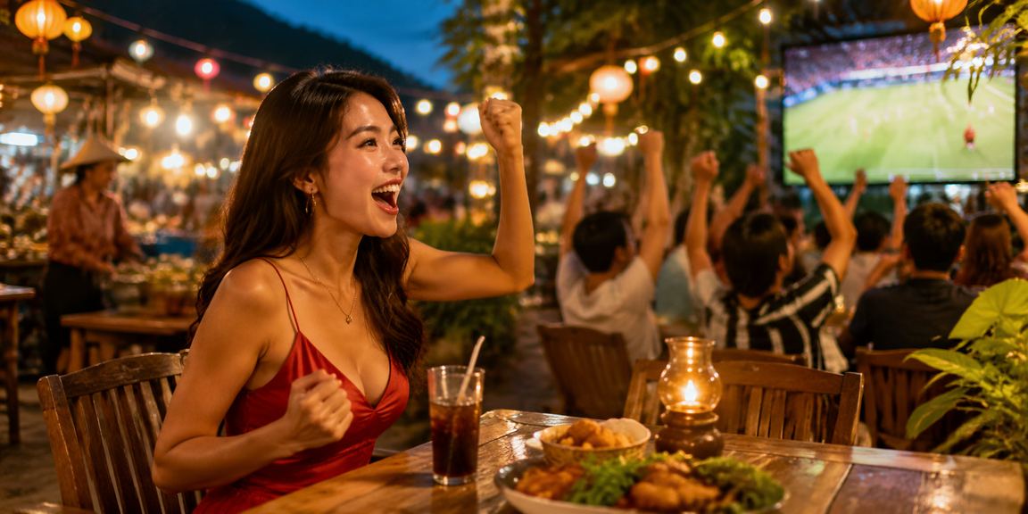 Buổi sáng yên tĩnh tại Ninh Bình với người dùng kiểm tra thông tin tài khoản và xổ số